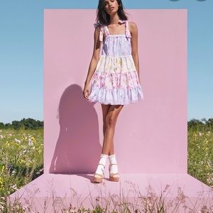 LoveShackFancy for Target Jeanne Tie-Strap Dress